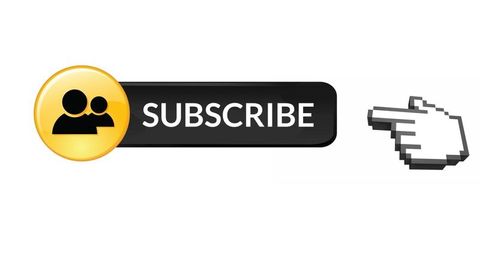 Digital Subscribe Button with Cursor Icon - Download Free Stock Images Pikwizard.com