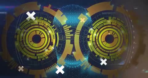 Futuristic Digital Interface in Educational Technology Setting