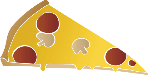 pizza slice with stuffed crust on transparent background - Download Free Stock Videos Pikwizard.com