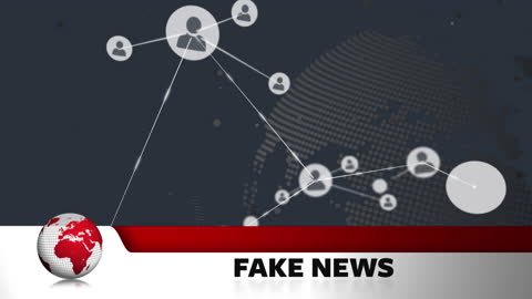 Animation Illustrating Spread of Fake News Across Digital Networks