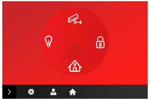 Transparent Security Icons on Red Digital Interface Screen - Download Free Stock Videos Pikwizard.com