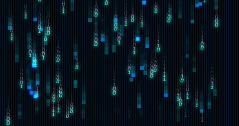 Digital Code Streaming on Black Background Creating Futuristic Interface - Download Free Stock Images Pikwizard.com