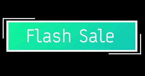 Flash Sale Promotion Banner Highlighted in Green - Download Free Stock Images Pikwizard.com