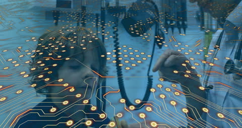 Blending Medical Consultation with Digital Technology Imagery