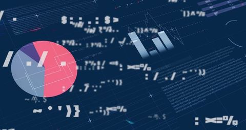 Dynamic Digital Finance Interface with Statistical Data Displayed - Download Free Stock Images Pikwizard.com
