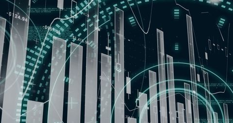 Global Finance and Data Processing Conceptual Background - Download Free Stock Images Pikwizard.com