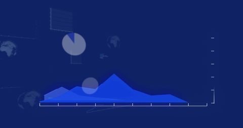 Abstract Data Visualization with Graphs and Pie Chart Illustration - Download Free Stock Images Pikwizard.com