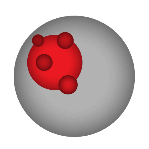 Transparent Red Molecules Diagram on Gray Sphere - Download Free Stock Videos Pikwizard.com