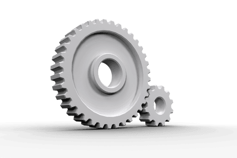 Transparent White Cogs and Wheels Interlocking Mechanism - Download Free Stock Videos Pikwizard.com