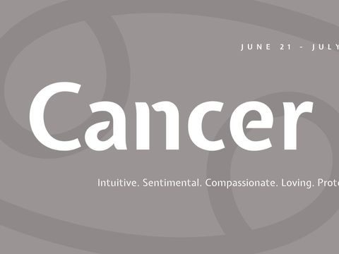 modern cancer zodiac sign design with elegant background - Download Free Stock Templates Pikwizard.com