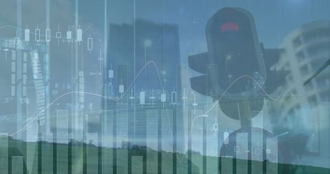 Financial Success Indicator with Traffic Flow Overlay