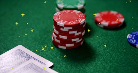 Casino Chips and Cards with Digital Elements - Download Free Stock Images Pikwizard.com