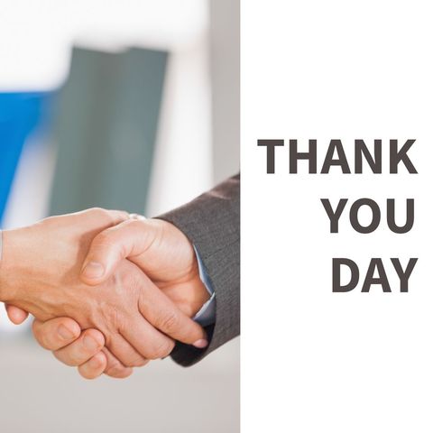 Celebrating Thank You Day with Handshake - Download Free Stock Templates Pikwizard.com
