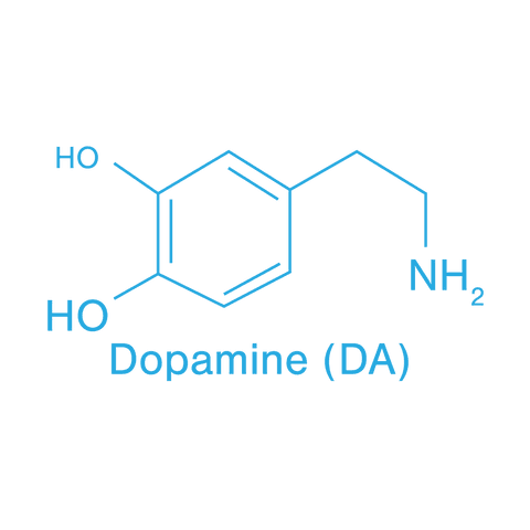 transparent dopamine molecular structure blue illustration - Download Free Stock Videos Pikwizard.com