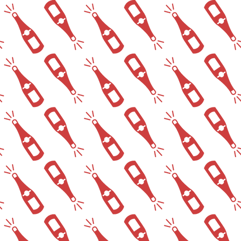 Transparent Seamless Red Bottles Pattern for Celebrations - Download Free Stock Videos Pikwizard.com