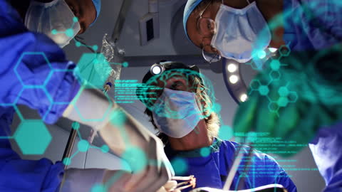 Futuristic Surgery with Cyber Overlay and Diverse Team of Surgeons