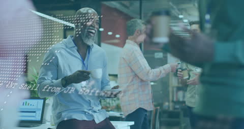 Diverse Business Team Collaborating on Global Data Project