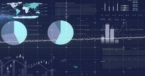 Global Finance and Data Analysis Concept with Graphs - Download Free Stock Images Pikwizard.com