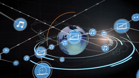 Global Connectivity Network Digital Concept