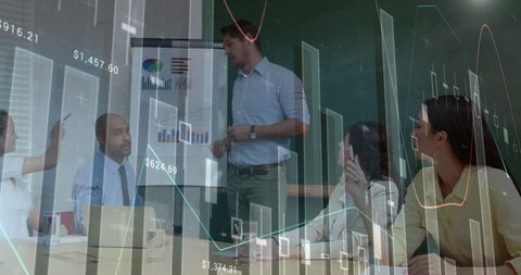 Business Team Analyzing Financial Data Charts - Download Free Stock Images Pikwizard.com