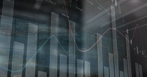 Business Urban Data with Digital Analytics Overlay - Download Free Stock Images Pikwizard.com