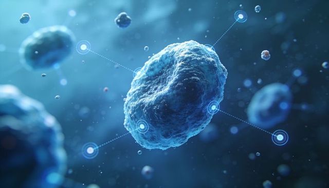 Targeting microscopic cell with digital markers for biomedical research and diagnostics