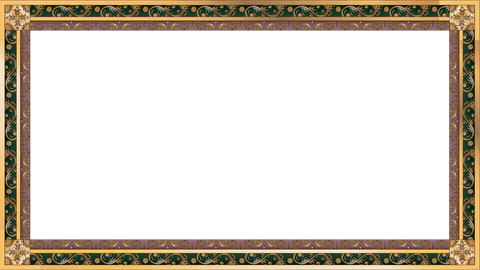 transparent antique gold frame with intricate baroque floral motifs - Download Free Stock Videos Pikwizard.com