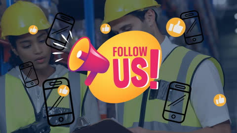 Diverse Logistics Workers with Social Media Overlays