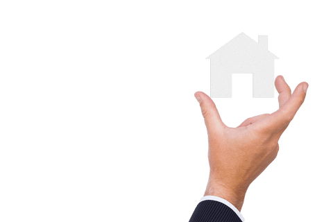 Hand Holding Virtual House Symbol on Transparent Background - Download Free Stock Videos Pikwizard.com