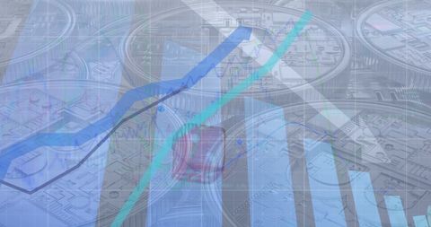 Financial Data and Warehouse Overlay Indicates Global Business Trends