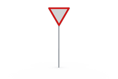 yield sign on transparent background for digital design - Download Free Stock Videos Pikwizard.com