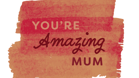 you're amazing mum text design on transparent background - Download Free Stock Videos Pikwizard.com