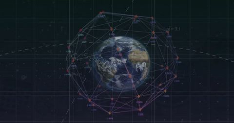 global network connections with earth and equations digital overlay - Download Free Stock Images Pikwizard.com