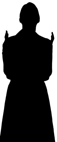 silhouette of woman gesturing with hands on transparent background - Download Free Stock Videos Pikwizard.com