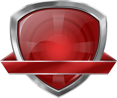 shiny red transparent shield badge with metallic border - Download Free Stock Videos Pikwizard.com