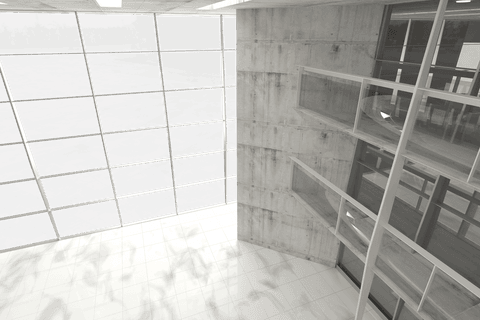 modern architecture transparent glass facade with sunlight shadows - Download Free Stock Videos Pikwizard.com