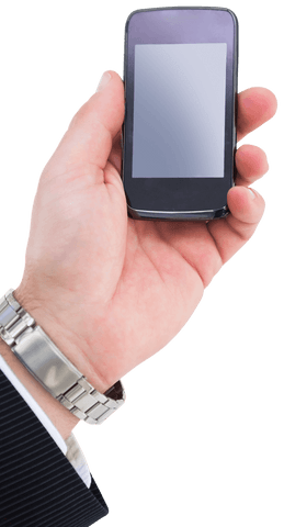 transparent hand holding smartphone business concept - Download Free Stock Videos Pikwizard.com
