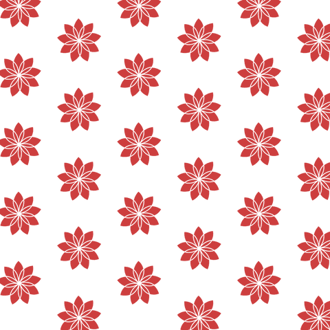 seamless red flower pattern on transparent background vector illustration - Download Free Stock Videos Pikwizard.com