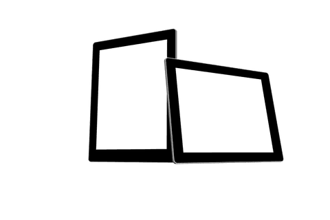 digital tablets floating on transparent background vector - Download Free Stock Videos Pikwizard.com