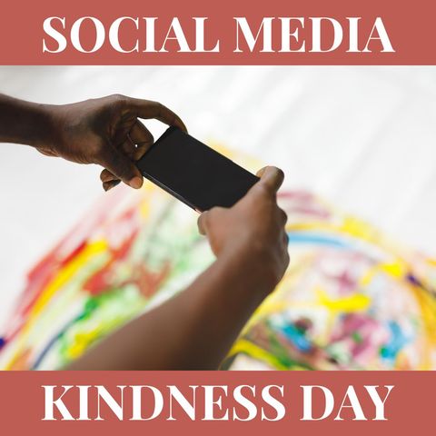 Celebrating Kindness with Art and Technology on Social Media - Download Free Stock Templates Pikwizard.com