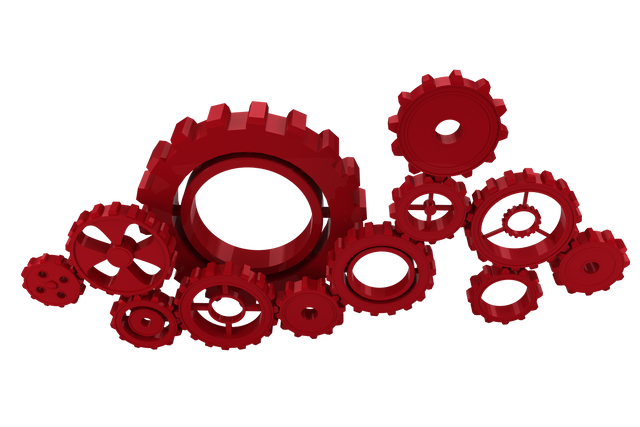 Red Cogs Illustrating Collaboration on Transparent Background - Download Free Stock Videos Pikwizard.com