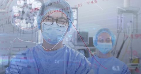 Surgeons Interpreting Data in High-Tech Operating Room