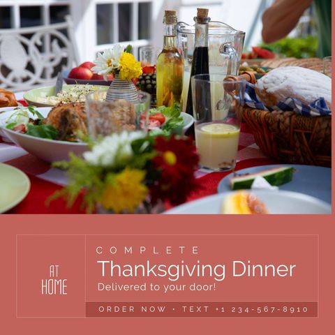 thanksgiving feast celebration with family dining - Download Free Stock Templates Pikwizard.com
