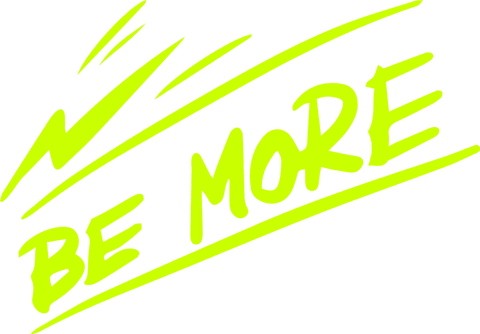 glowing neon green 'be more' brush stroke design on transparent - Download Free Stock Videos Pikwizard.com