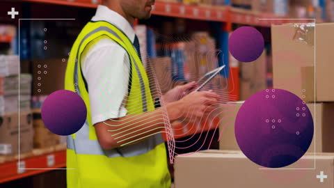 Digital Warehouse Operations Safely Guided by Data Animation