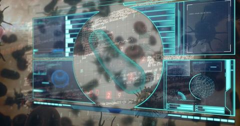Futuristic Medical Data Augmented Reality Display in Coronavirus Research - Download Free Stock Images Pikwizard.com