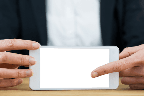 Transparent Screen of Tablet Held by Businesswoman - Download Free Stock Videos Pikwizard.com