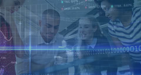 Collaboration for Financial Data Analysis with Digital Interface