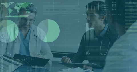 Doctors Analyzing Data During Medical Consultation - Download Free Stock Images Pikwizard.com