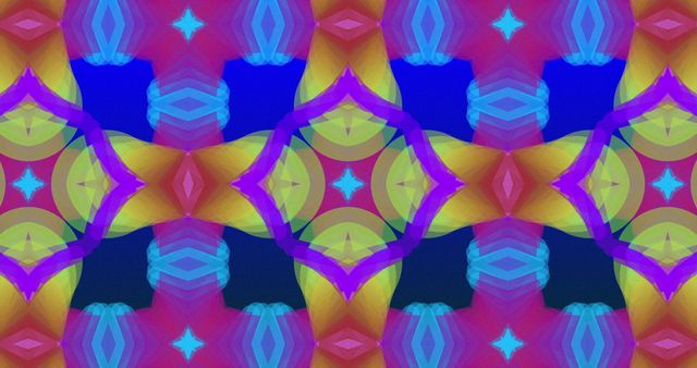 Vibrant Kaleidoscope Pattern Display in Hypnotic Motion - Download Free Stock Images Pikwizard.com